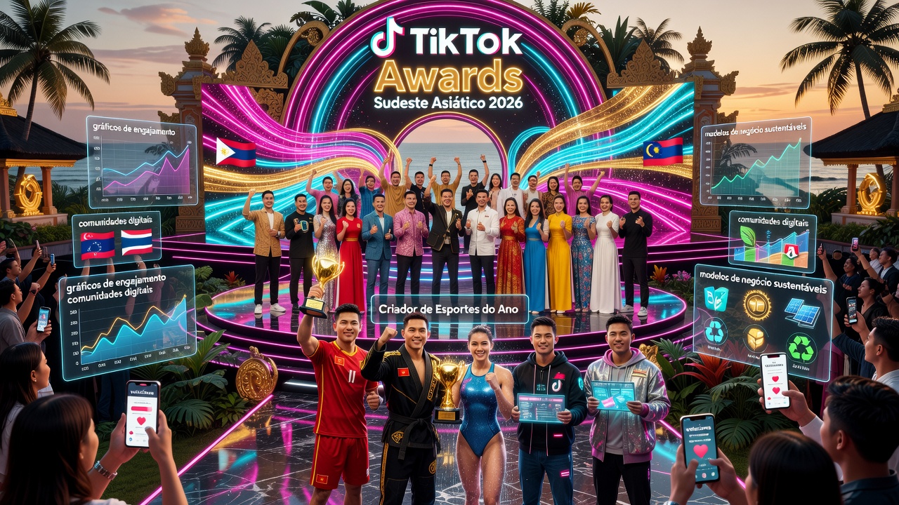 TikTok Lança Prêmio Regional para Criadores do Sudeste Asiático