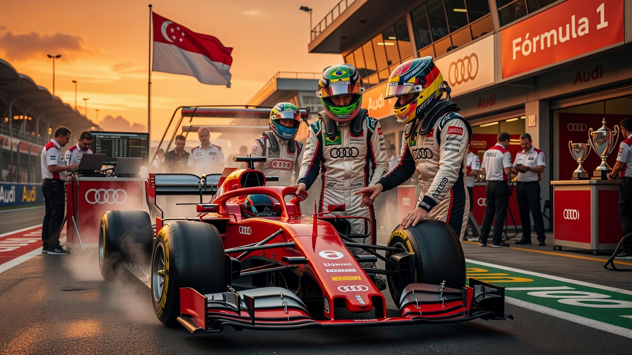 Bortoleto e Hulkenberg Apontam Calor Como Desafio da Audi