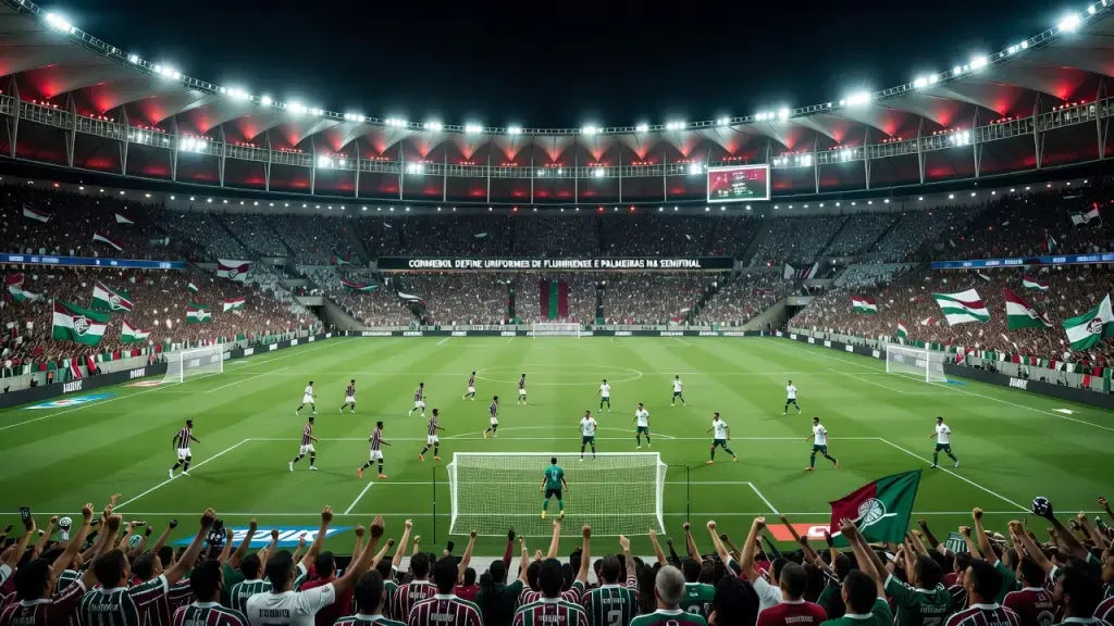 Conmebol define uniformes de Fluminense e Palmeiras na semifinal